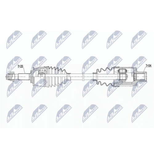 Planetara Opel Moca, Moca X 2012-, Chevrolet Trax 2012-, Fata, Dreapta, CV Automata, NPW-PL-147