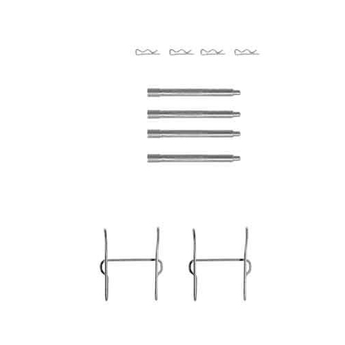 Set accesorii placute frana Mercedes Vito Box (W638), Vito Bus (W638); Peugeot 406 (8b), 406 Break (8e/F), 406 Coupe (8c), 605 (6b), 607 (9d, punte Spate, restrictii producator : ATE, TRW