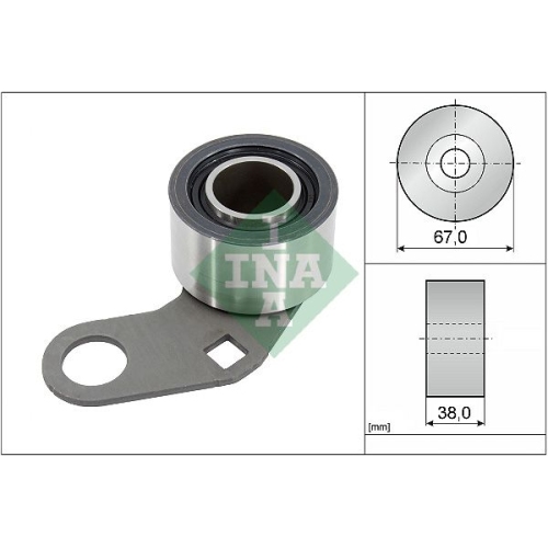 Intinzator curea Land Rover Defender Cabrio (Ld), 08.1990-02.2016, Defender Station Wagon (Ld), 08.1990-02.2016, Discovery 1 (Lj, Lg), 06.89-10.1998, INA 531033110