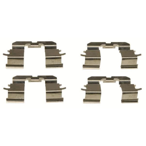 Set accesorii placute frana Toyota Celica Coupe ( T23 ), Yaris ( P1 ), Yaris Verso ( P2 )), punte Fata, restrictii producator : Akebono, TRW
