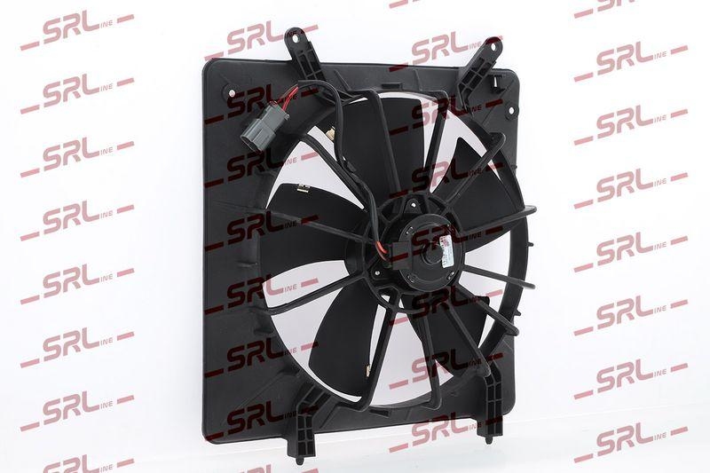 Ventilator radiator Honda Accord 98-02, motor: 1.6, 1.8, 2.0, 2.2, ventilator radiator fara resistor, 300 mm; 2 pini, SRLine, 19005-PAA-A01; 19015-PDA-E01