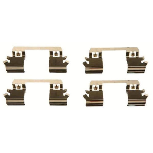 Set accesorii placute frana Mercedes E-Class (W211), E-Class T-Model (S211), punte Fata, restrictii producator : Bosch, TRW