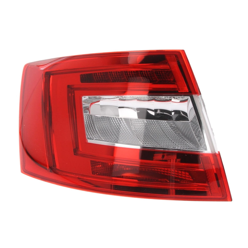 Stop spate lampa Skoda Octavia 3 (5E), 01.2013-05.2017 Model Sedan/Liftback, partea Stanga, fara suport becuri, tip bec H21W+LED+PY21W, Hella