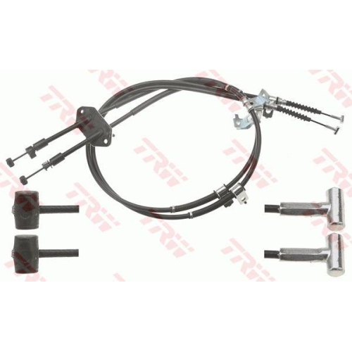 Cablu frana mana Mazda 6 Estate (Gy) 01.02-02.08, 6 Hatchback (Gg) 08.02-12.08, 6 Sedan (Gg) 06.02-12.08; Opel Vectra B Estate (J96) 11.96-07.03, Spate, Stanga=Dreapta, TRW