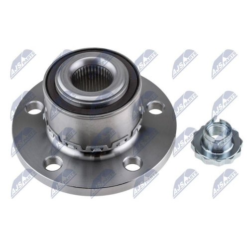 Butuc roata fata cu rulment Vw Polo 2017-, T-Cross 2018-, Taigo 2018-, Audi A1 2018-, Skoda Fabia 2019-, Kamiq 2019-, Scala 2019-, Seat Ibiza 2017-, Arona 2017-, 6C0407621
