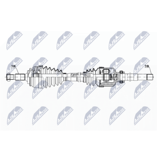 Planetara Peugeot 308 1.6gt, 1.6gti 2015-2021, Dreapta, CV Manuala Mc, NPW-PE-097