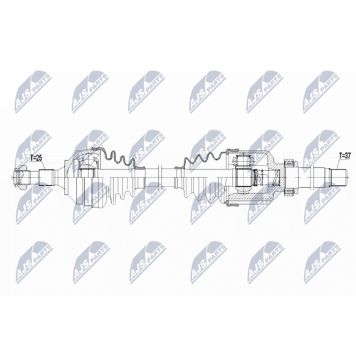 Planetara Peugeot 308 2.0hdi 2007-, 3008 1.6hdi, 2.0hdi 2009-, 5008 2.0hdi 2009-, Dreapta, CV Automata, 3273.QS