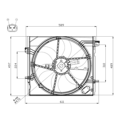 NRF Ventilator, radiator