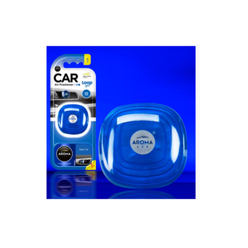 Odorizant auto pentru ventilatie MTM Aroma Car Loop 92898, parfum New car