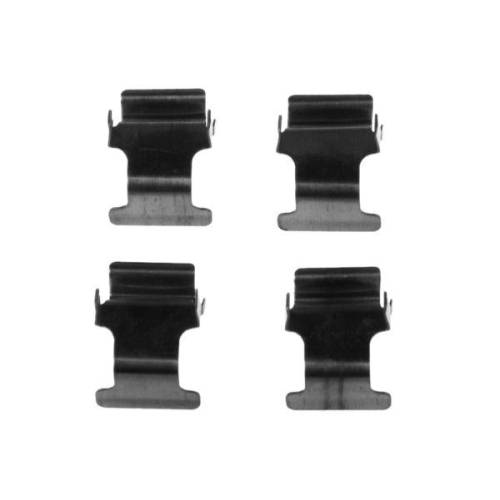 Set accesorii placute frana Mitsubishi Lancer 7 (Cs A, Outlander 1 (Cu W), 1.3, 1.6 (CS3A), 2.0 (CS9A), 1.6, 2.0 (CS9W), 2.0 (CU2W), 2.0 4WD (CU2W), 2.0 Turbo 4WD (CU2W), 2.0 Turbo-R 4WD (CU2W), 2.4 4WD (CU5W), punte Spate, restrictii : Akebono, TRW