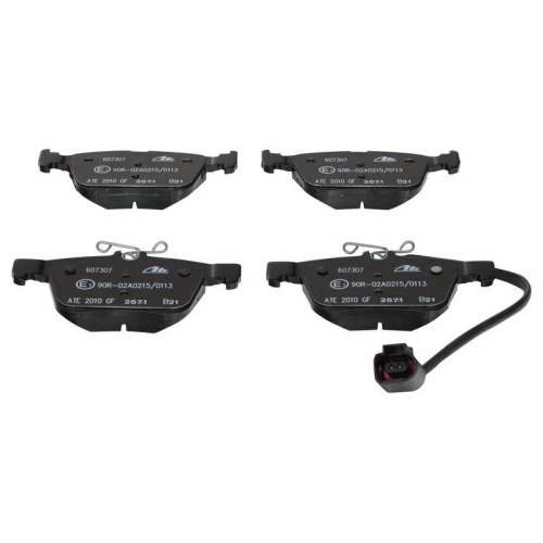 Placute frana Audi A3 Sedan (8vs 8vm) 05.13-08.21, A3 Sedan (8ys 8ym) 04.20-, A3 Sportback (8va 8vf) 09.12-08.21, A3 Sportback (8ya 8yf) 11.19-, Q3 (F3b) 07.18-, Q3 Sportback (F3n) 06.19-, Tt (Fv3 Fvp) 07.14- -, Spate, ATE
