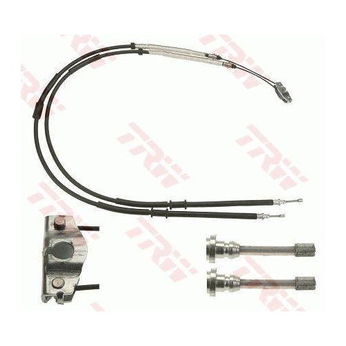 Cablu frana mana Opel Corsa D (S07) 07.06-04.15, Corsa E (X15) 09.14-, Corsa E Box / Liftback (X15) 09.14-, Spate, Stanga=Dreapta, TRW
