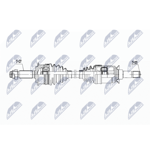 Planetara Peugeot 4007 4wd 2.2hdi 2007-, Mitsubishi Outlander 4wd 2.2di-D 2007-, Citroen C-Crosser 4wd 2.2hdi 2007-, Spate, Dreapta, CV Manuala, NPW-PE-105