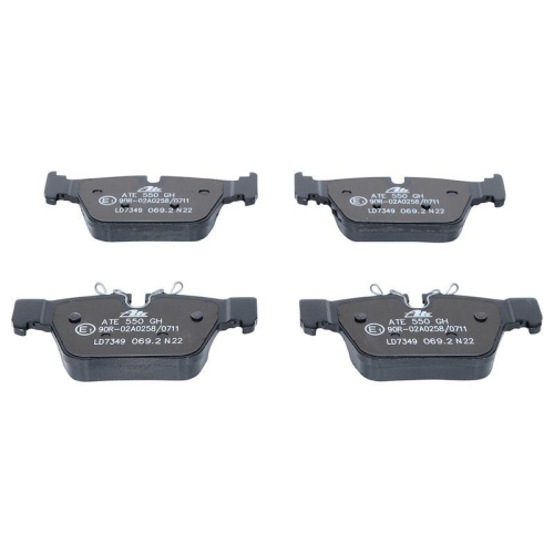 Placute frana BMW 1 (F40) 07.19-, 2 Gran Coupe (F44) 11.19-, X2 (F39) 11.17-10.23; Mini Mini Clubman (F54) 11.14-, Mini Countryman (F60) 10.16-, Spate, ATE
