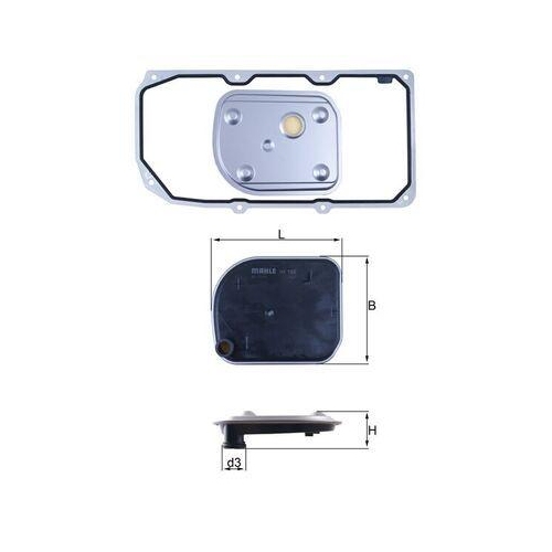 MAHLE Filtru hidraulic, cutie de viteze automata