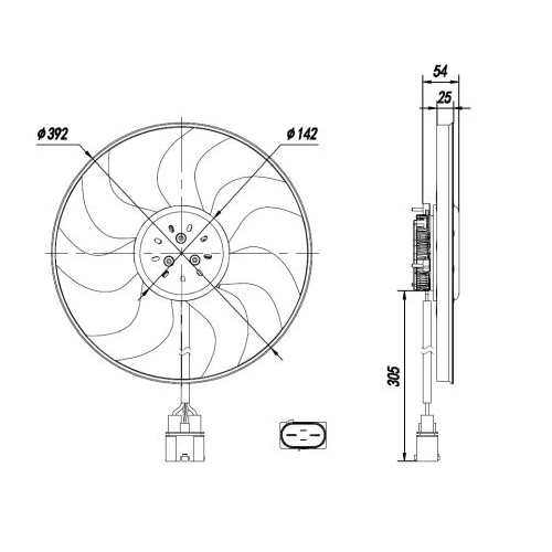 NRF Ventilator, radiator