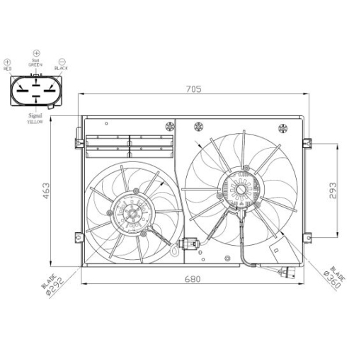 NRF Ventilator, radiator