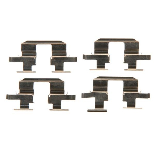 Set accesorii placute frana Subaru Impreza Estate (Gg), Impreza Saloon (Gd), Legacy 3 (Be), Legacy 3 Estate (Bh), Legacy 4 (Bl), Legacy 4 Estate (Bp), Outback (Be, Outback (Bl, punte Spate, restrictii producator : Akebono, TRW