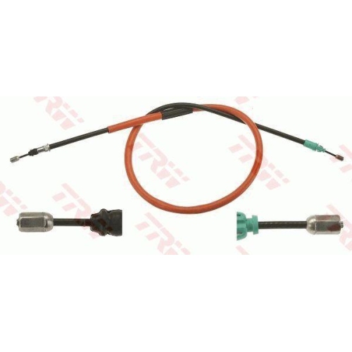 Cablu frana mana Renault Clio 3 (Br0/1 Cr0/1) 01.05-12.14 , Modus / Grand Modus (F/Jp0) 09.04-, Fata, Spate, Stanga, TRW