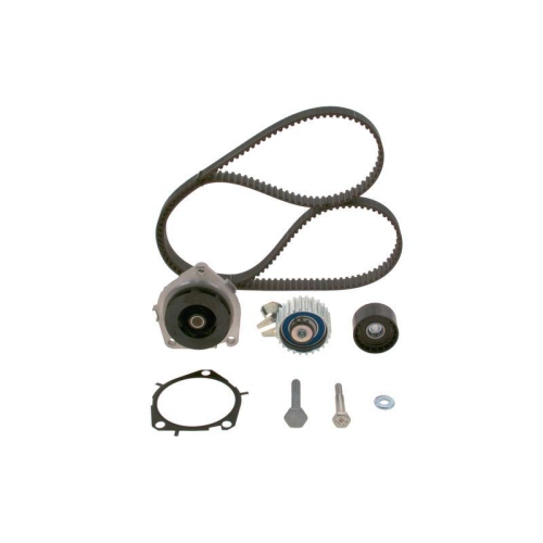 Kit distributie + pompa apa Alfa Romeo Giulietta, Mito; Fiat 500L, 500X, Bravo II, Doblo, Grande Punto, Idea, Linea, Punto Evo, Tipo; Jeep Renegade; Lancia Delta III, Musa; Opel Combo, 1.6 JTDM, 1.6 D, 1.6 CRD, 1.6 CDTI, BOSCH
