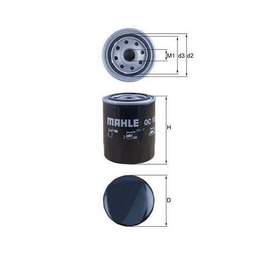 MAHLE Filtru ulei
