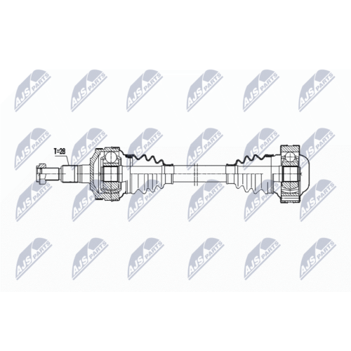 Planetara Porsche Boxster 2.5 1996-1999, 2.7 1999-2004, Spate, Stanga, CV Manuala, NPW-PS-002