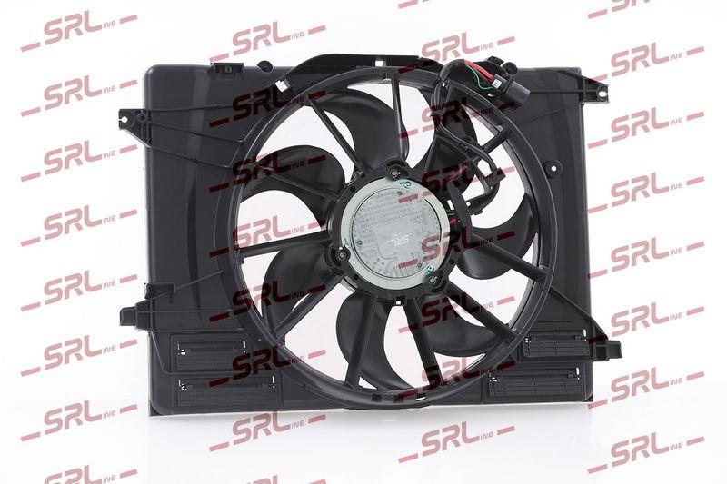 Ventilator radiator Kia Stinger 17-, motor: 2.0 T-GDI, 2.5 T-GDI, 3.3 V6 T, 4 pini, SRLine, 25380-J5100