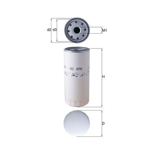 MAHLE Filtru ulei