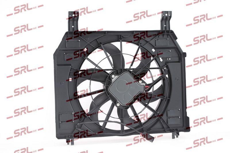 Ventilator radiator Land Rover Range Rover Sport 13-, Range Rover 12-, motor: 3.0 V6 Supercharged, 5.0 V8 compressor, 5.0 V8 Supercharged, 495 mm; 4 pini, SRLine, LR084438