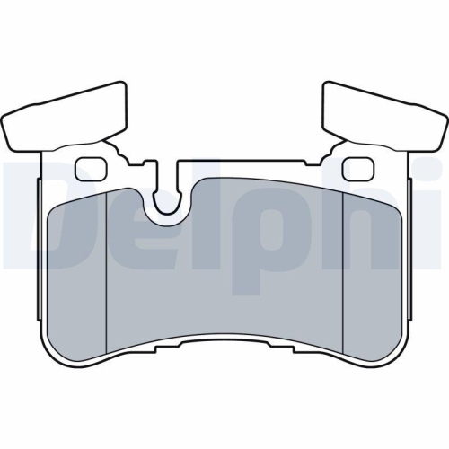 Placute frana Mercedes Clasa C (W204) 01.07-01.15, Cls (C218) 01.11-12.17, Cls Shooting Brake (X218) 10.12-12.17, Clasa E (W212) 01.09-12.16, Clasa E T-Model (S212) 08.09-12.16, Spate, DELPHI
