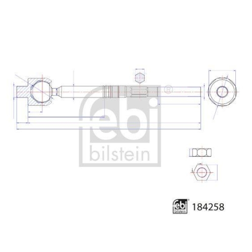 FEBI BILSTEIN Articulatie axiala, cap de bara