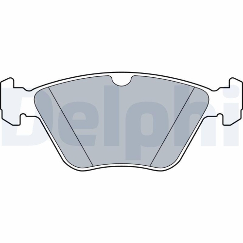 Placute frana Mercedes Clasa E (W211) 03.02-03.09, Clasa E T-Model (S211) 02.03-07.09, Fata, DELPHI