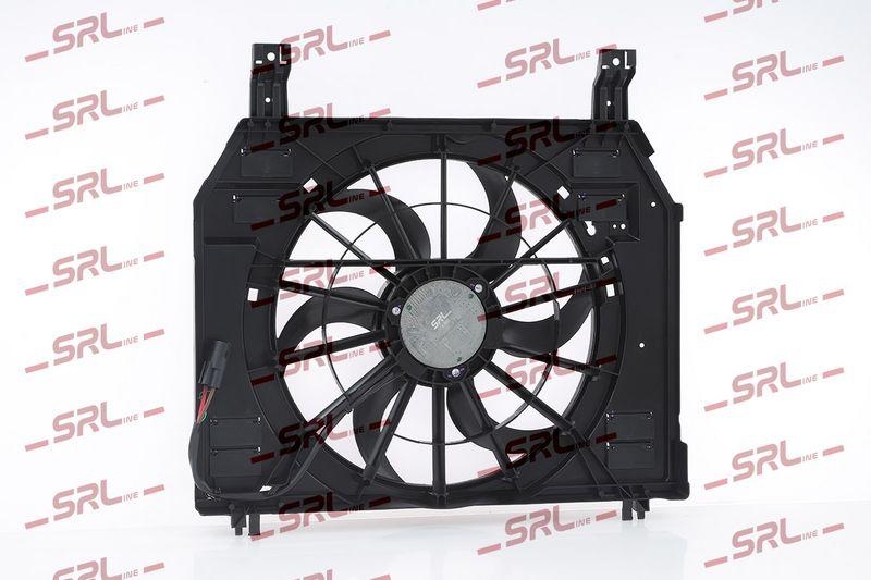 Ventilator radiator Land Rover Defender 19-, Discovery 16-, Range Rover Sport 13-, Range Rover 12-, motor: 3.0 R6 T, MHEV, 600; 2 pini, SRLine, HPLA19E735AD; LR081688