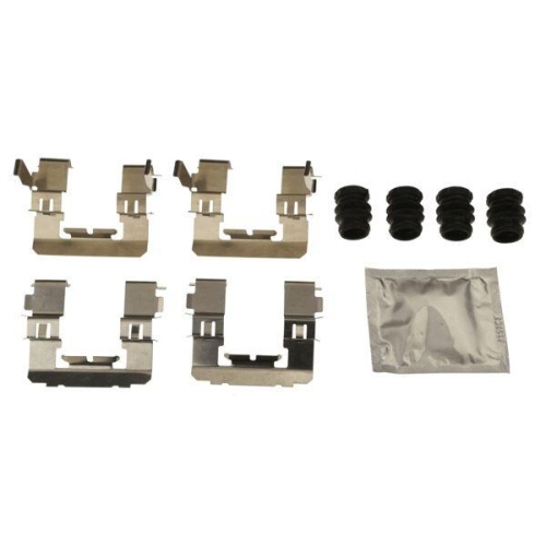 Set accesorii placute frana Subaru Brz, Forester (Sh ), Forester (Sj ), Impreza Liftback (Gp ), Impreza Liftback (Gr, Legacy 5 Estate (Br), Outback (Br), Xv ( Gp ); Toyota Gt 86 Coupe (Zn6 ), punte Fata, restrictii : Tokico, TRW