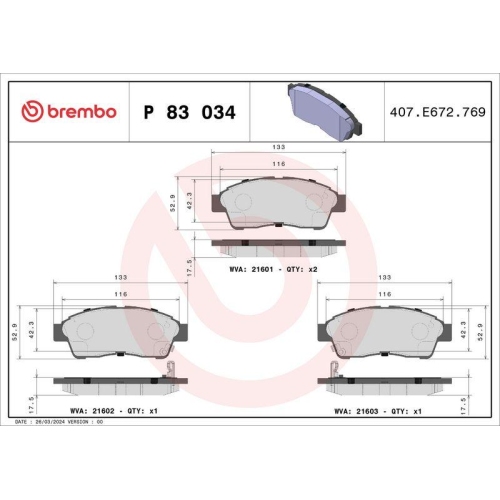 Placute frana Toyota Camry ( V1), Camry Estate ( V1), Carina E 6 ( T19), Carina E 6 Saloon ( T19), Carina E 6 Sportswagon ( T19), Celica ( T20), Corolla ( E10), Corolla ( E11), Corolla Compact ( E10), Corolla Compact ( E11), Corolla Estate ( E11), Corolla
