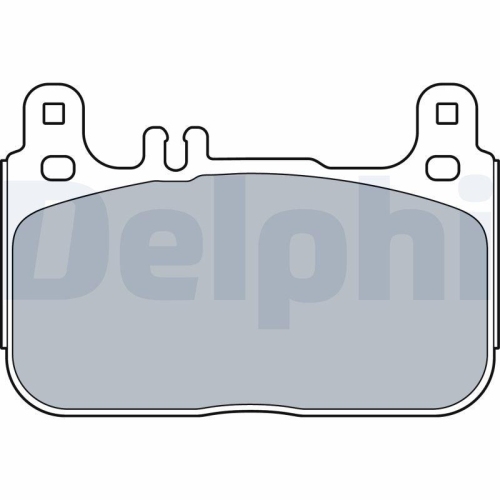 Placute frana Mercedes Clasa S (W222 V222 X222) 05.13-08.20, Fata, DELPHI