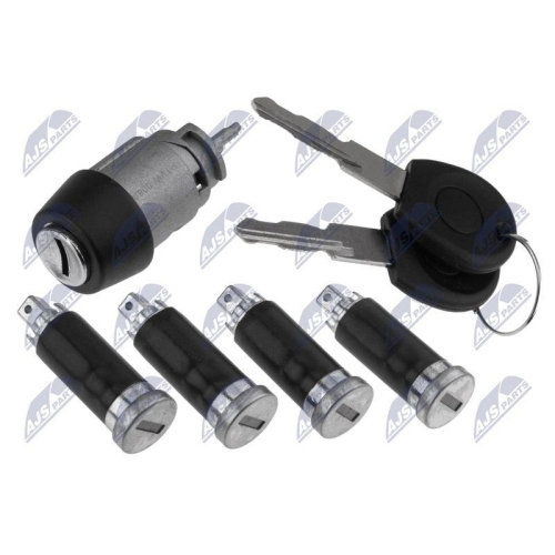 Set yale, butuc inchidere Vw Transporter T4 1990-2003, portiere fata, usi culisante, usi spate, 357905855B