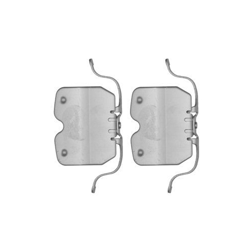 Set accesorii placute frana Delphi LX0504, parte montare : Punte Fata