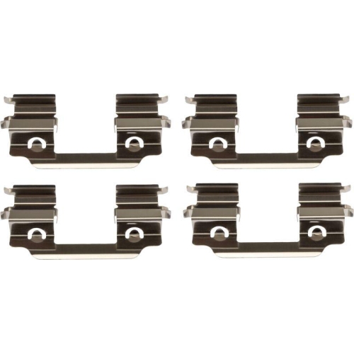 Set accesorii placute frana Bmw; Dacia; Lancia; Mercedes; Mini; Nissan; Renault, punte Fata, restrictii producator : TRW, TRW