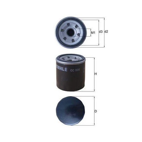 MAHLE Filtru ulei