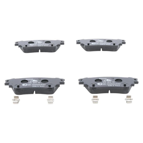 Placute frana Mitsubishi Eclipse Cross (Gk Gl) 10.17-, Outlander 3 (Gg W Gf W Zj Zl Zk) 11.10-, Outlander 3 Van (Gf W Gg W) 11.10-, Spate, ATE