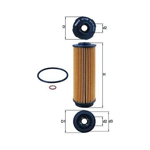 MAHLE Filtru ulei