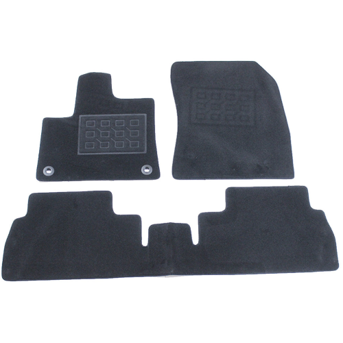Covorase mocheta Opel Combo E 2018-, CITROEN BERLINGO 2018-, TOYOTA ProAce City Verso, 2019-, Peugeot Rifter 2018-, 5 locuri, Fixare Ovala, Negre, set de 3 bucati