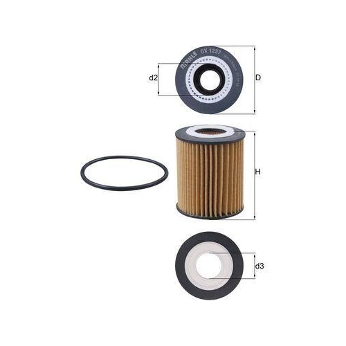 MAHLE Filtru ulei