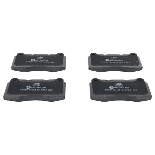 Placute frana Renault Megane 3 Coupe (Dz0/1) 11.08-09.16; Volvo S60 I (384) 07.00-04.10, V70 2 (285) 11.99-12.08, Fata, ATE