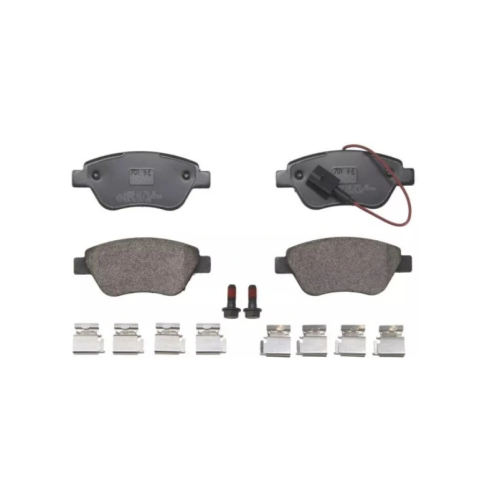 Set Placute frana punte fata SRLine Polonia, Fiat 500 (312), 10.2007-, Albea 2002-2012; Doblo 2001-2010; Idea 2004-2011; Panda 2003-2012; Siena 1996-2016; Ka 2008-2016