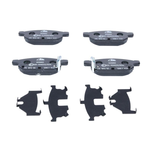 Placute frana Suzuki Baleno (Fw Ew) 02.16-, Spate, ATE