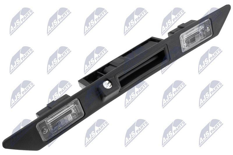 Comutator clapeta portbagaj Audi A3 2009-, A6 2005-, A6 Allroad Quattro 2007-, Q7 2007-, Rs3 2011-, Rs6 2008-; capac iluminare numar; 4L08275743FZ; NTY, aftermarket