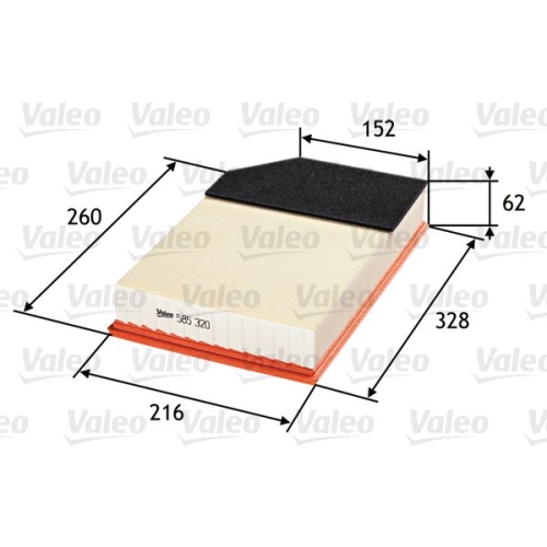 VALEO Filtru aer