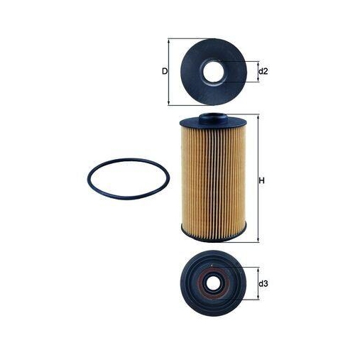MAHLE Filtru ulei